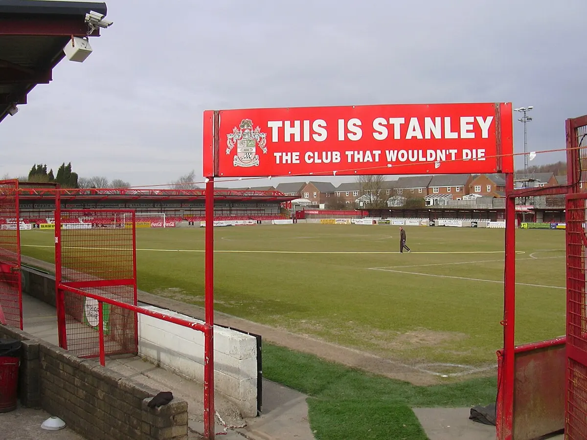 Crown Ground sign-geograph-1761360, Accrington