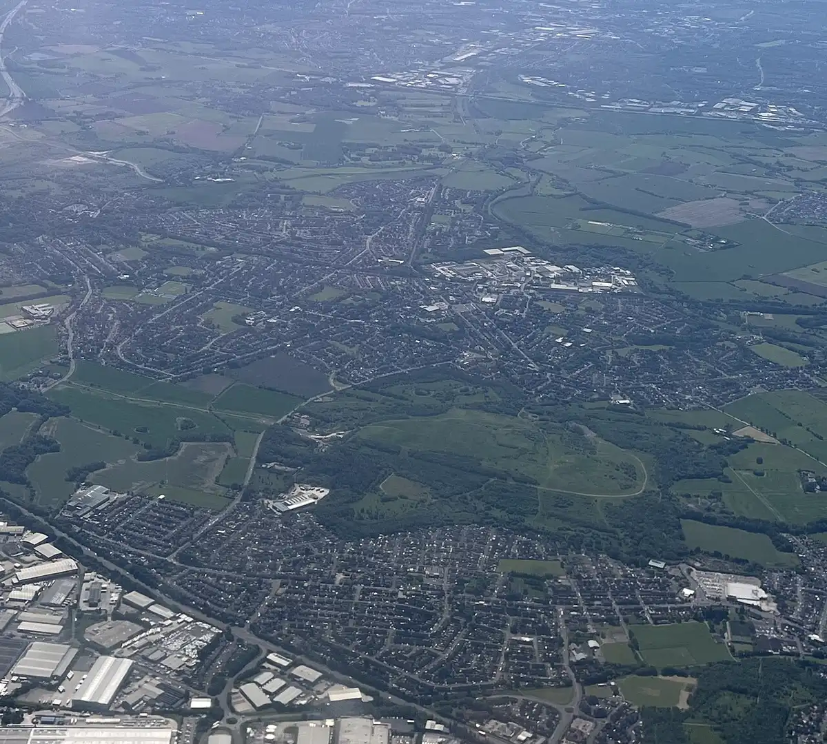 Newton-Le-Willows Aerial