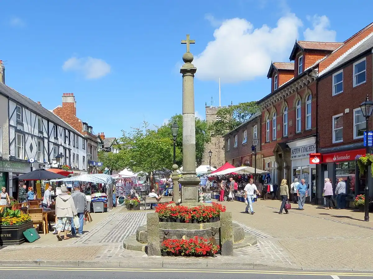 Market day in Poulton, Poulton-le-Fylde