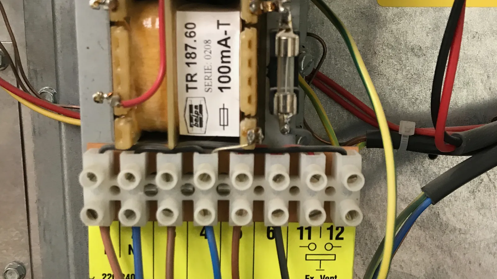 Gas burner controls on industrial plant in Farnworth