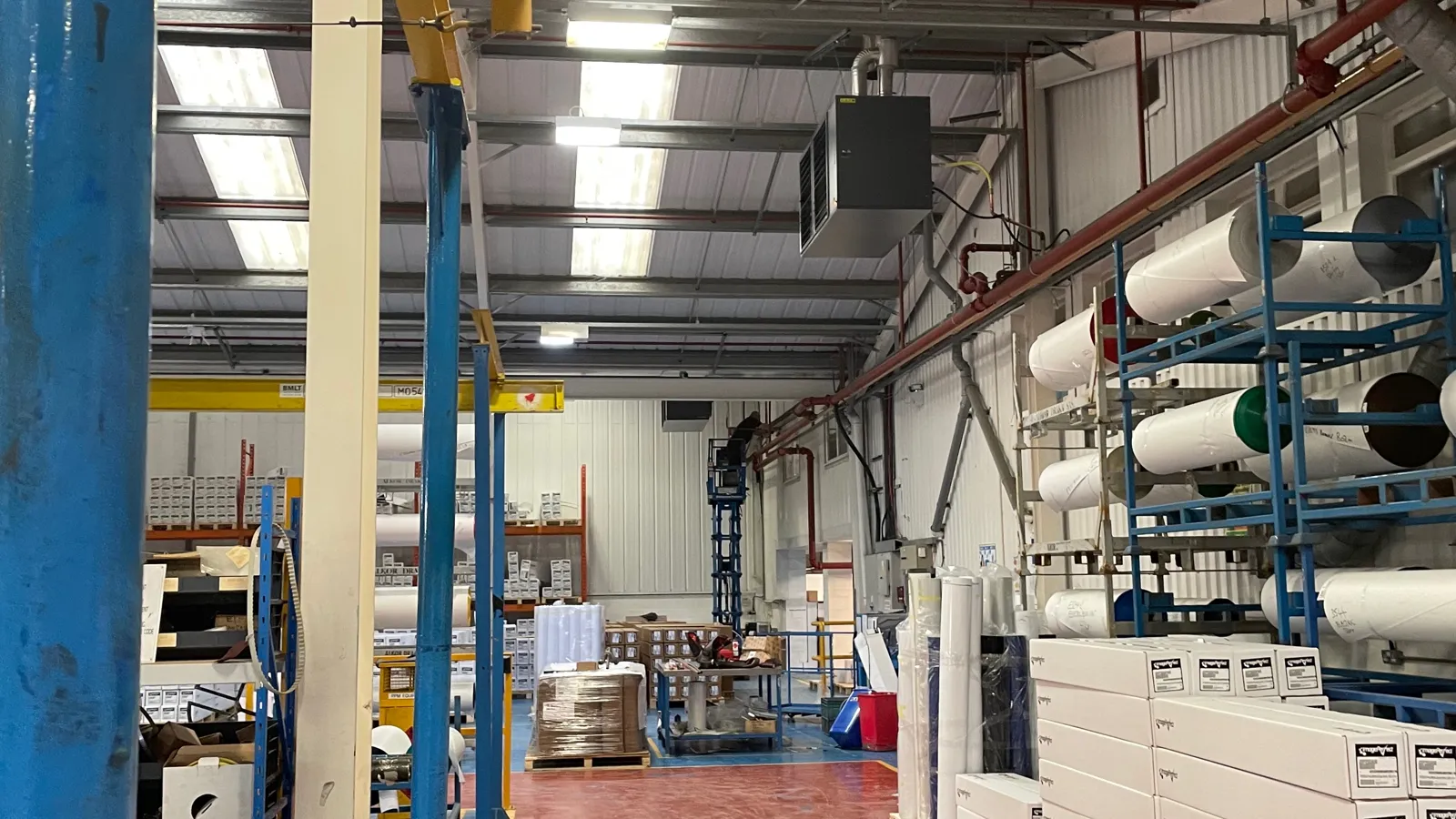Industrial gas engineer at a Lune Business Park factory, Lancaster