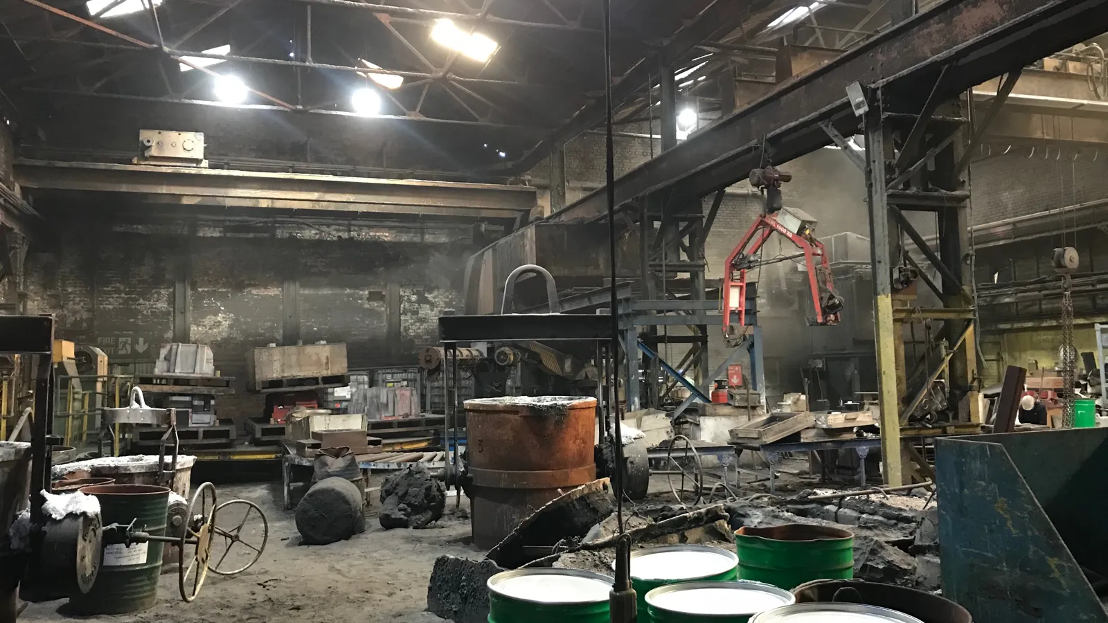 Industrial gas plant servicing at a factory in Bamber Bridge, Preston
