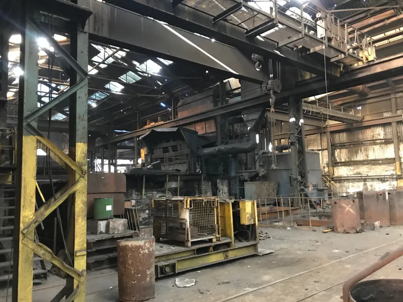 Industrial gas work at a manufacturing site in Bamber Bridge, Preston