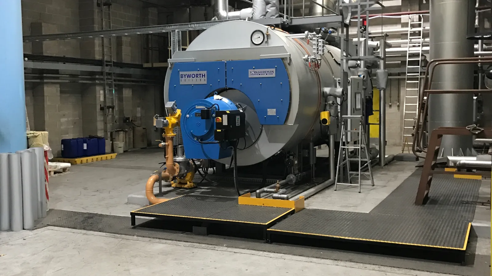 Packaged industrial boiler serviced in Burscough
