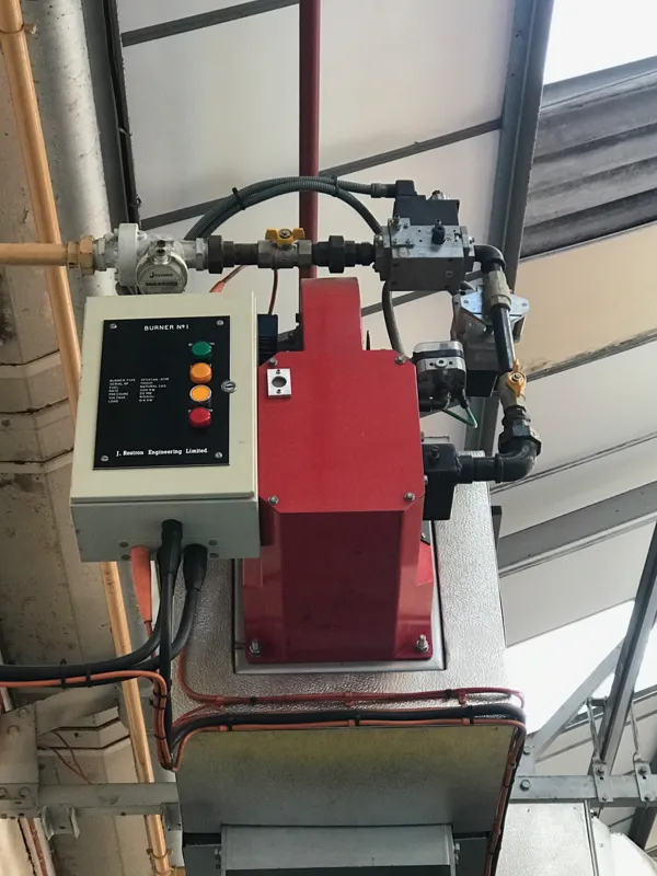 Industrial gas burner servicing in Lancaster